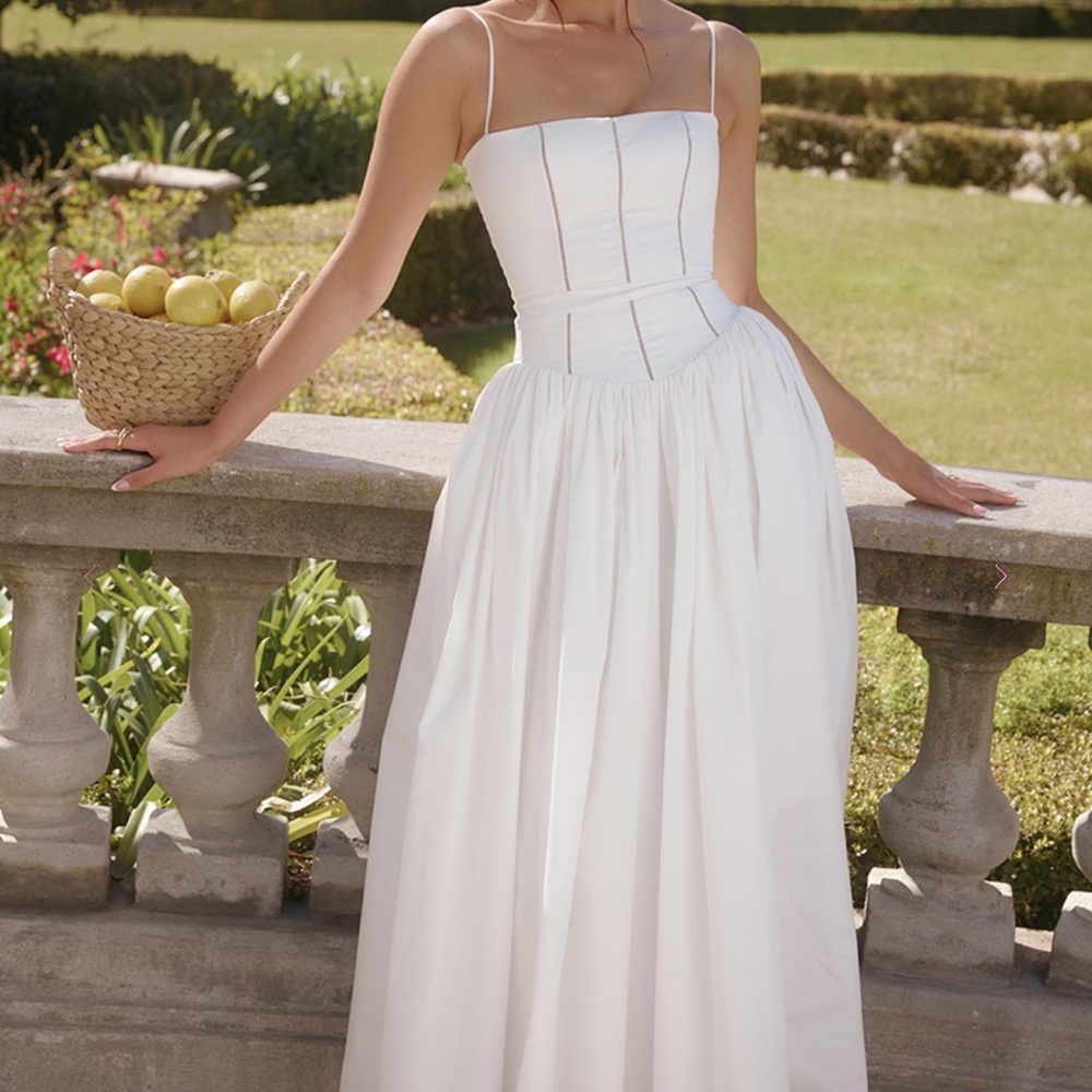 House of CB White Maxi Dress